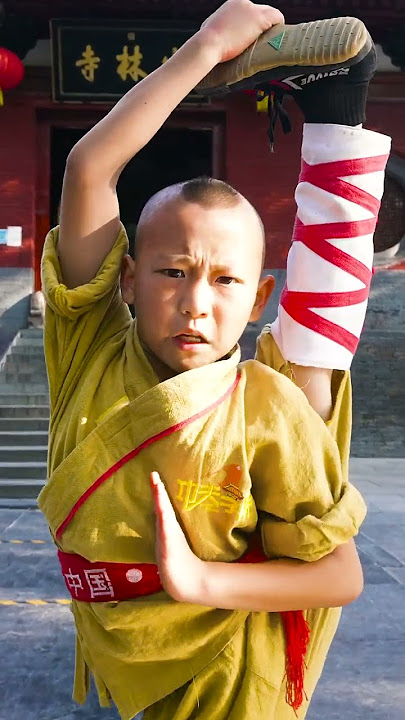 Amazing Shaolin Kungfu Kid 🤯 #Shorts