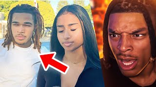 Plaqueboymax Took His Girl... (petite lightskin dominates mexican lady)