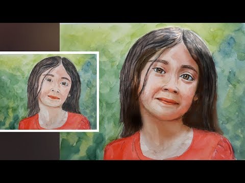 How to Improve Watercolor Portrait Painting - part 1 - How to Improve Watercolor Portrait Painting - part 1