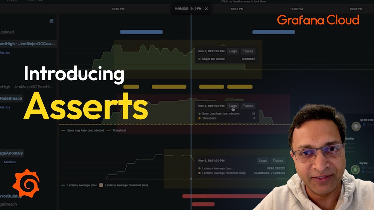 Grafana Cloud + Asserts For More Efficient Root Cause Analysis: Demo | Grafana