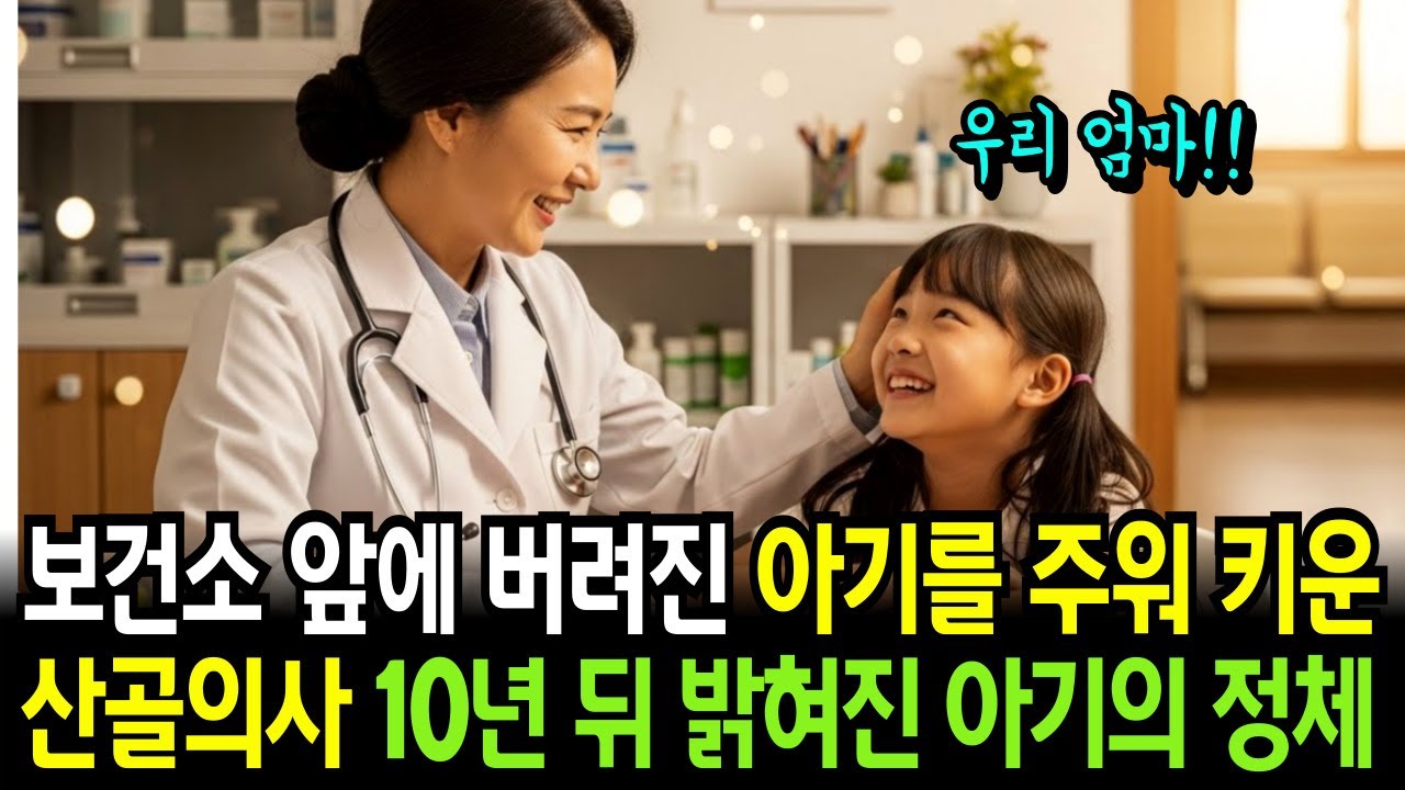 보건소 앞에 버려진 아기를 주워 키운 산골 의사!! 아기의 천재적인 능력에 충격!! 그리고 10년 뒤 밝혀진 아기의 진짜 정체는??