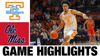 #25 Tennesseer vs Ole Miss Highlights | Men's Basketball | College Basketball 2026