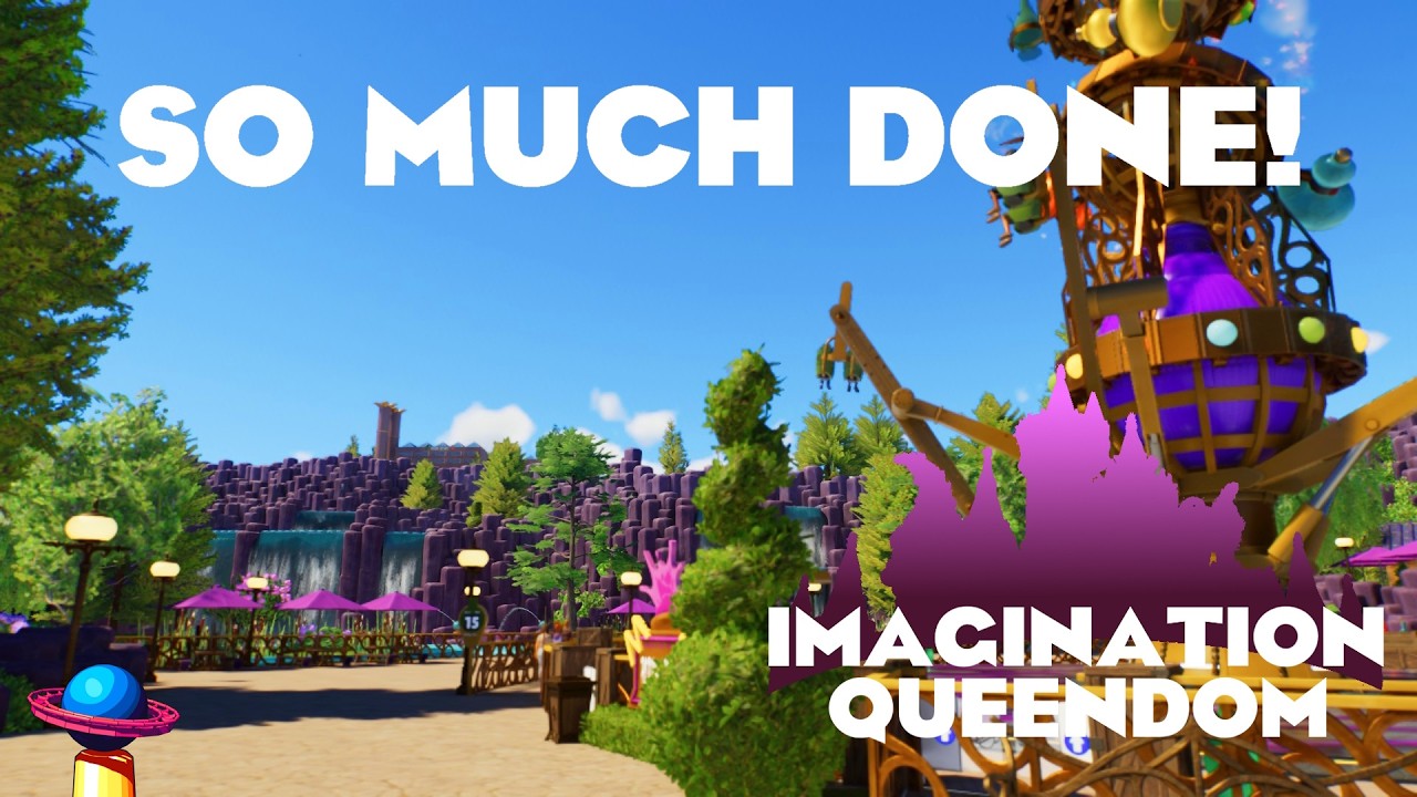 Сколько мы сможем сделать сегодня? - Planet Coaster 2 - Imagination Queendom, эпизод 20
