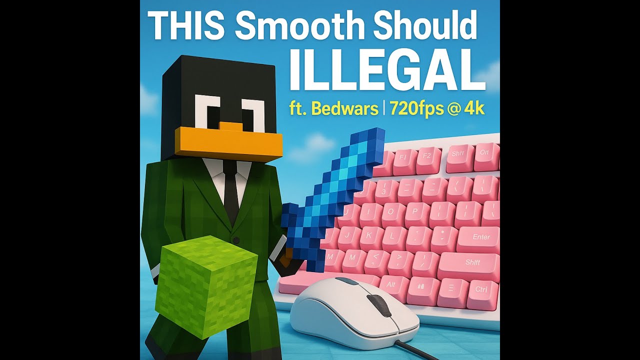 THIS Smooth Should Be ILLEGAL ft. Bedwars | 720fps @ 4k