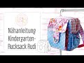 Nähanleitung lillesol Kindergartenrucksack Rudi - ein Rucksack für Kinder nähen