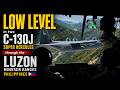 LOW LEVEL in Two C-130J Super Hercules in the Luzon Mountain Ranges