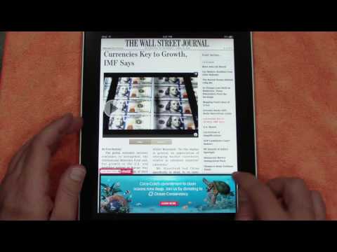 iPad Wall Street Journal App (Free & Subscription)