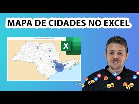 Mapa de Cidades no Excel - Como Fazer