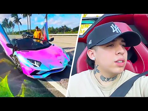 WESTCOL EN AUTOS LUJOSOS POR LAS CALLES DE MIAMI 🌴😱 | WestCOL