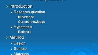 Writing a research proposal(Writing a research proposal., 2012-02-09T18:40:15.000Z)