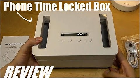 REVIEW: Vaydeer Time Locked Box - Time Capsule  - Break Phone Addiction?