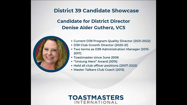 2022 District 39 Candidate Showcase