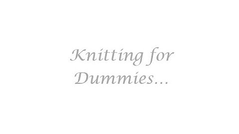 Knitting genius for beginners