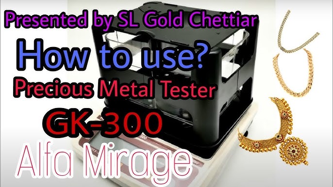 Easy And Accurate Precious Metal Tester Gold / Platinum / Silver-  AlfaMirage GK Series 