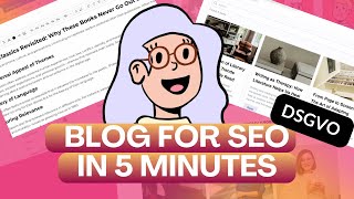 Lesson 4. How to create a Blog for SEO.