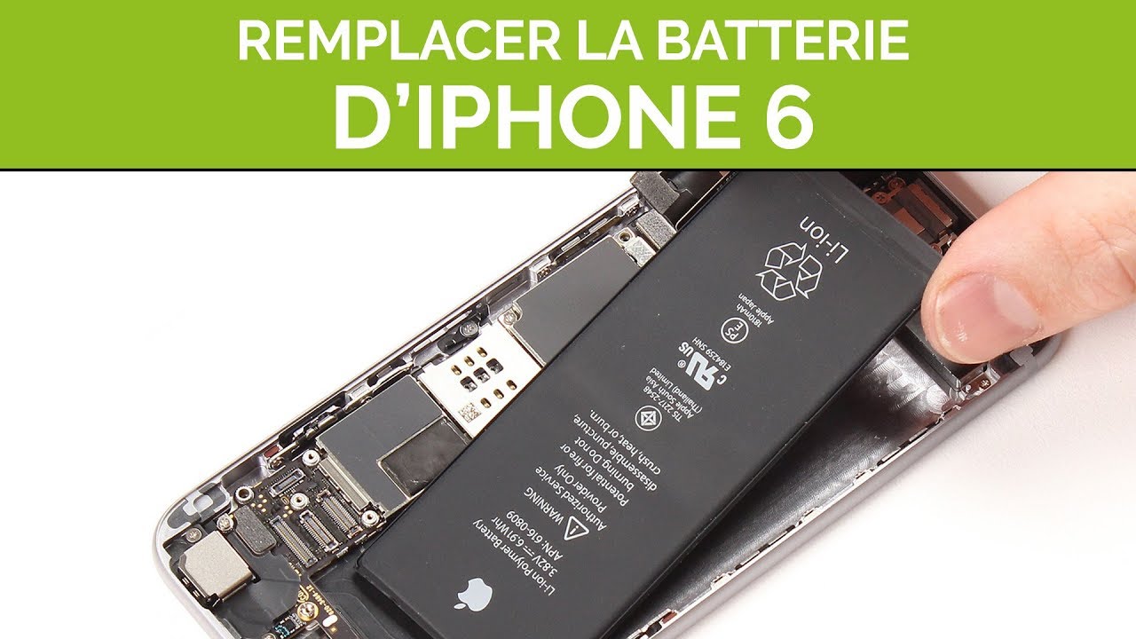 Remplacer la batterie de son iPhone 6. By SOSav 