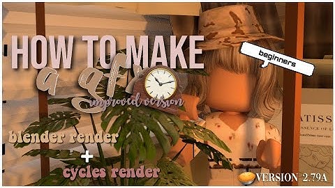 Roblox: How To Make A GFX || Blender Render + Cycles Render || Improved Version || VoiceOver