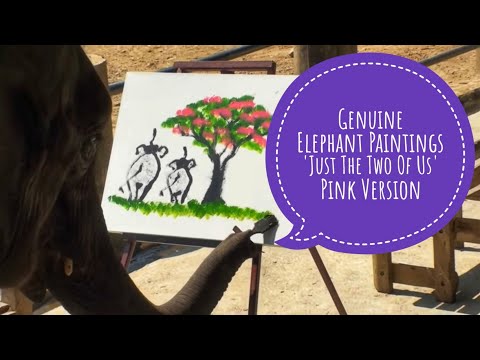 Elephants Painting: Genuine elephant Paintings