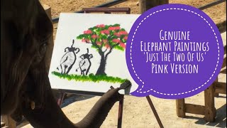 Elephants Painting: Genuine elephant Paintings