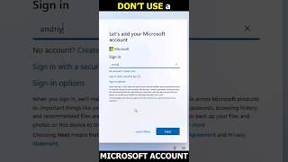 Tip to bypass Microsoft Account in Windows 11