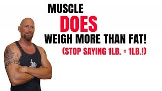 Just STRESSless - DOES FAT WEIGH MORE THAN MUSCLE? There's a