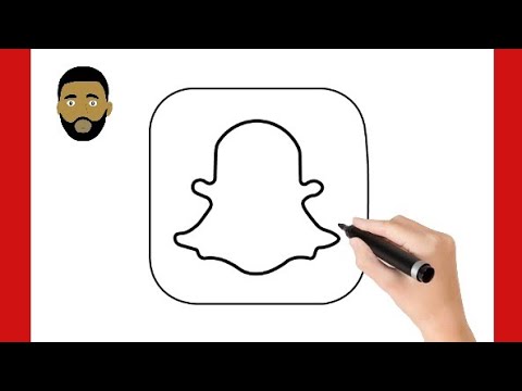 How To Draw Snapchat Logo