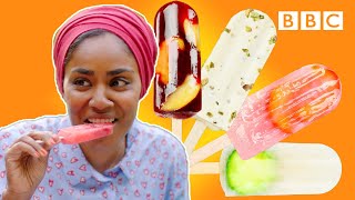 A surprise twist on the classic ice lolly! | Nadiya's Summer Feasts - BBC