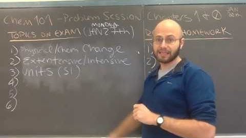 MC Chem 101 Exam 1 and HW 1 Review