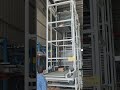 Vertical reciprocating conveyor