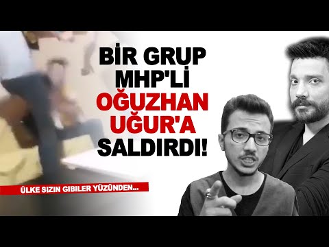 Bir grup MHP'li Oğuzhan Uğur'a saldırdı! ''Siz ülkücü olamazsınız'' diyerek...