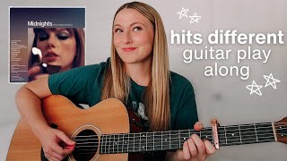 Taylor Swift Hits Different Guitar Play Along (Eras Tour Surprise Song) // Nena Shelby