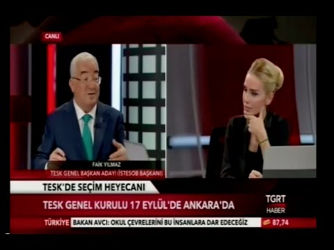 ISTESOB Başkanı Faik Yılmaz,  TESK başkanlığına aday olma nedenlerini TGRT Haber'de açıkladı.