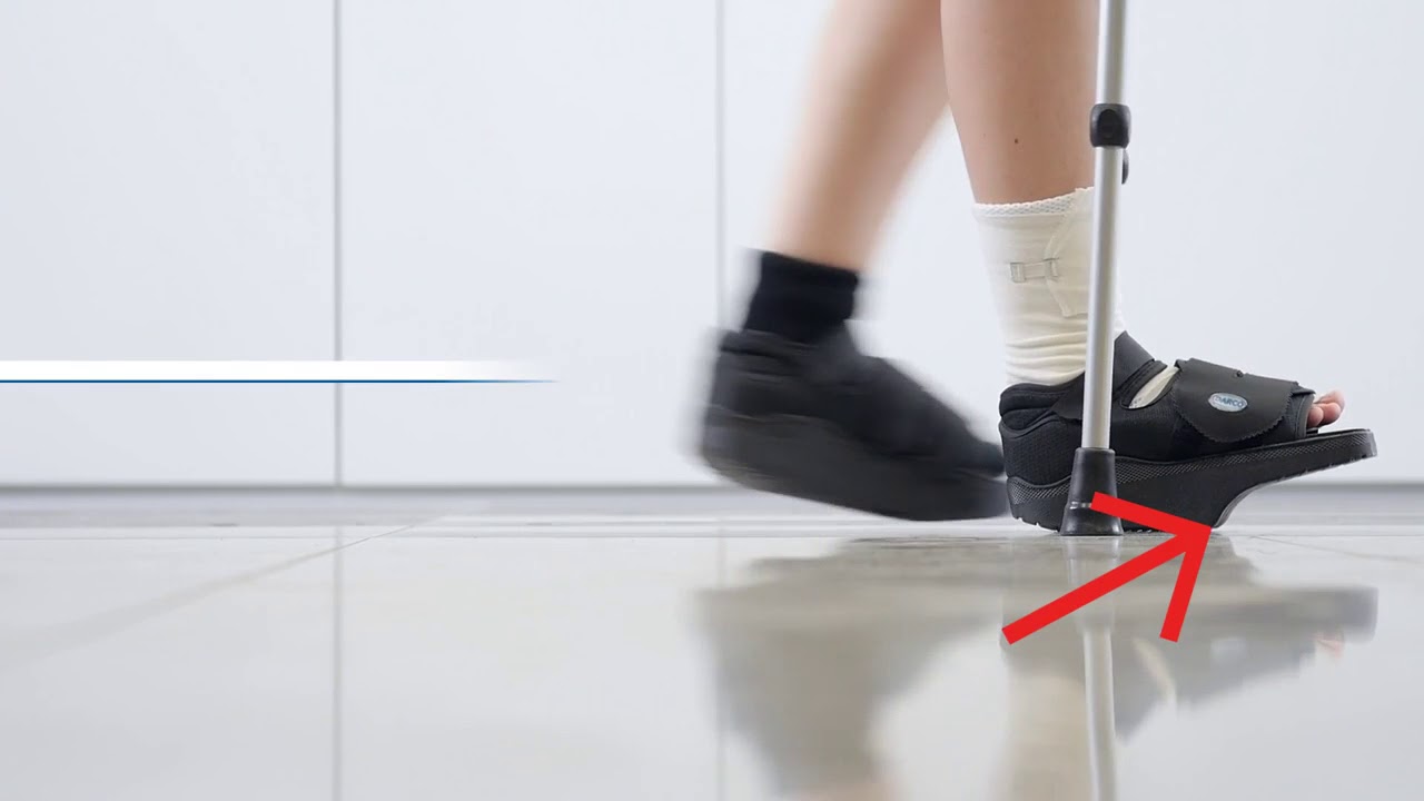 OrthoWedge Forefoot Off Loading Shoe YouTube OrthoWedge Forefoot Off Loading Shoe YouTube