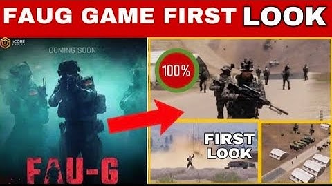 FAU-G Game exclusive first look & Gameplay | Action Game | weapons | mission | first impressions 🔥🔥