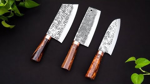 DAO PHÚC SEN, Bộ 3 Dao Chặt Thái Lọc Chống Dính  Cực Bén_ Hàng Chuẩn Của HTX Dao Phúc Sen