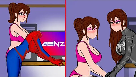 Spider Girl Tranform to She Venom | 2D Cartoons