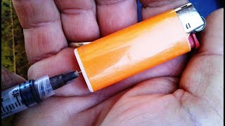 HOW TO PLACE GAS IN THE LIGHTER SEE. ,,,,,,,,,COMO COLOCAR GÁS NO ISQUEIRO    VEJA,,,,,,,,,