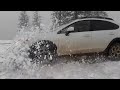 Crosstrek vs snow offroad (Treky gets a face lift)