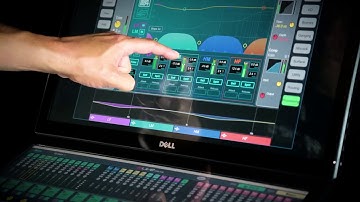 Allen & Heath dLive Wings touchscreen fly rig!