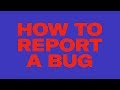 How to report a bug on Depop