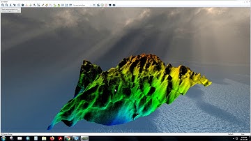 How to Create DTM and Contours in Global Mapper Software (tutorial)