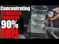 Concentrating 90% Hydrogen Peroxide! (Fail)