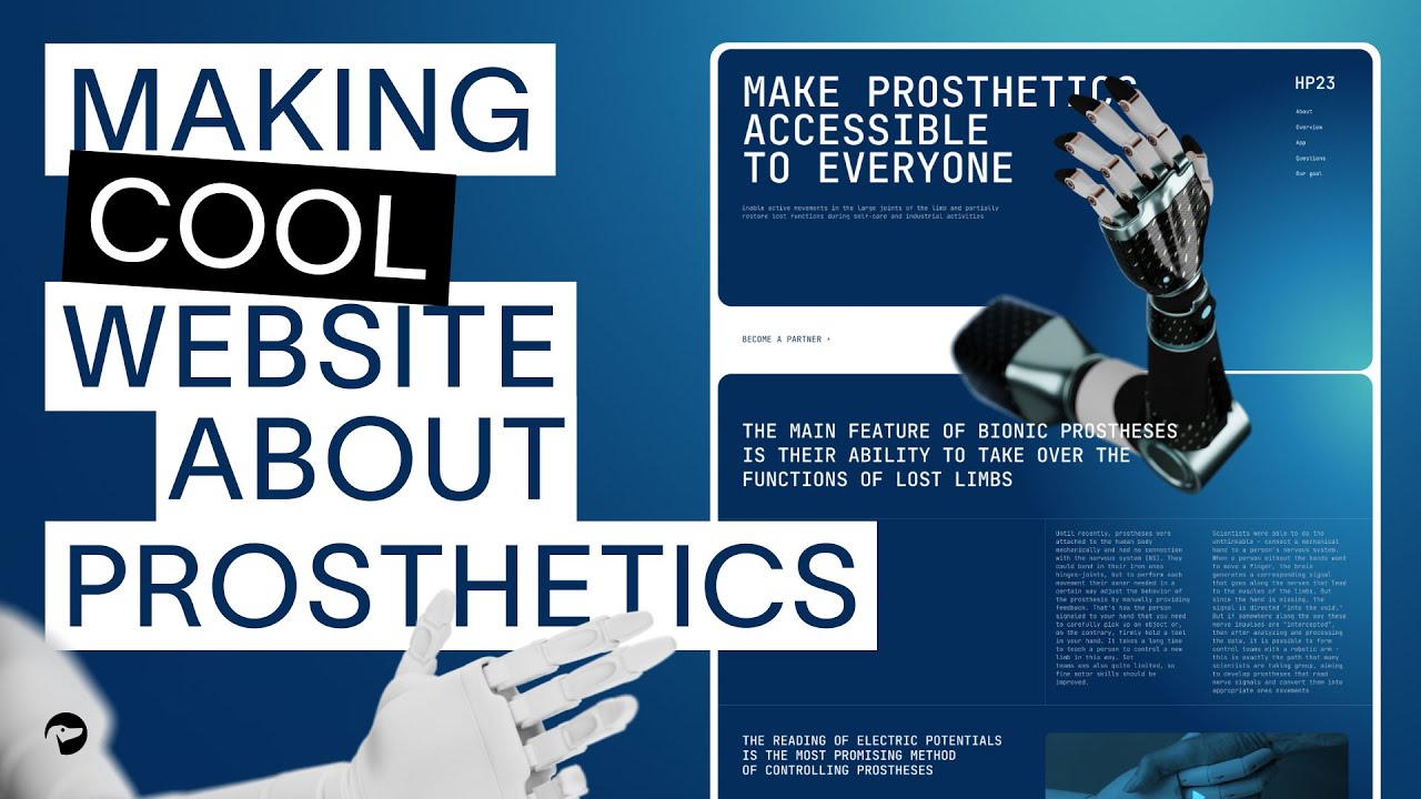 How we created website for prosthetics producer