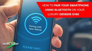 How to Connect Your Phone to Bluetooth on the 2021 Genesis GV80 - Dean Team, Genesis of Ballwin