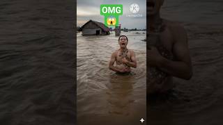 rescue the deer,#flood in Pakistan #animalrescue #ai generated videos#viral#after flood
