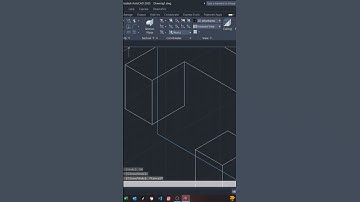 Isometric Drawing Tutorial | Step-by-step #autocad #drafting  #isometricdrawing#engineering