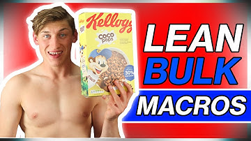 How To Set Calories & Macros For LEAN BULKING