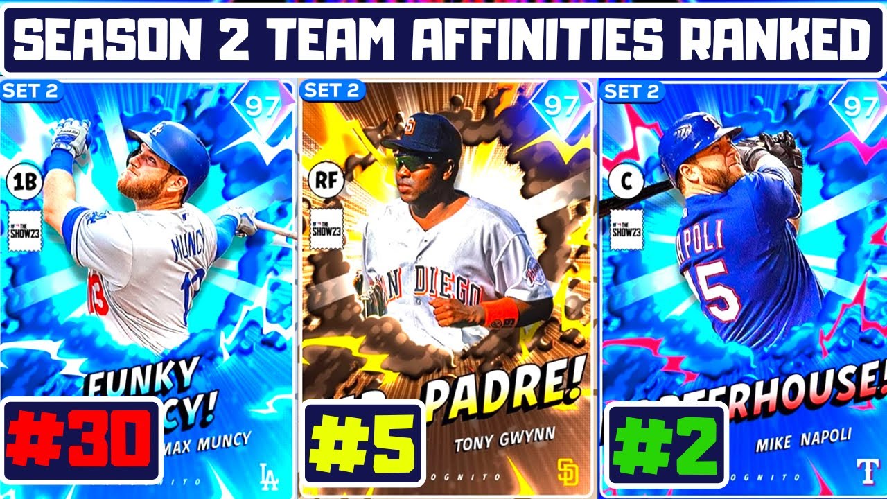 I ranked ALL 30 SEASON 2 TEAM AFFINITIES in MLB The Show 23