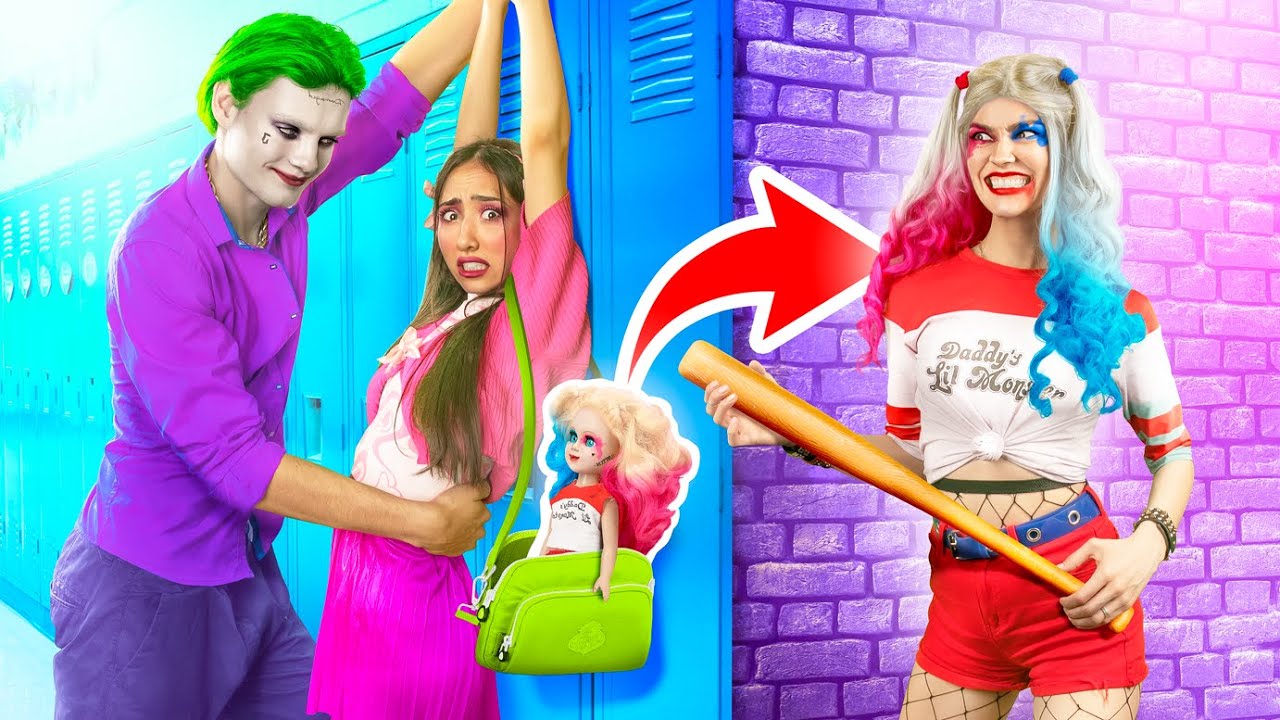 Harley Quinn Oyuncak Bebek İneklikten Süper Kahramana Hayat Buluyor!