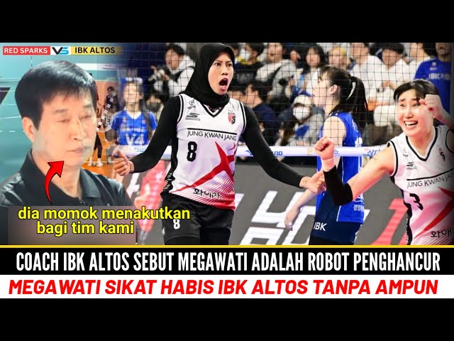 LAGA PENENTU❗ red spark vs ibk altoz- megawati menggila u0026 berhasil sikat ibk altoz tanpa ampun class=